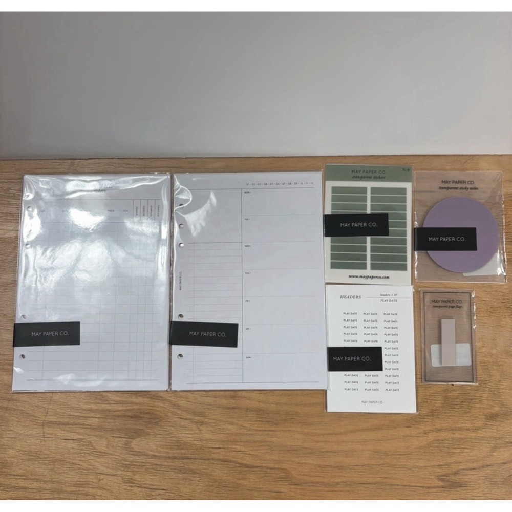 May Paper Co. Lot for Folifax A5 Planner Organization Page Flags Sticky Notes